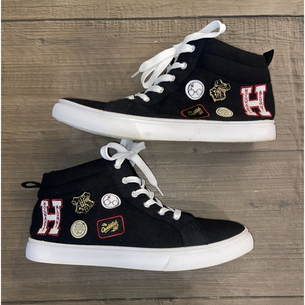 Bioworld Harry Potter High Top Tennis Shoes Black 11 Men
